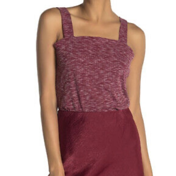 bobeau Tops - NWT Bobeau Marled Knit Tank Beet